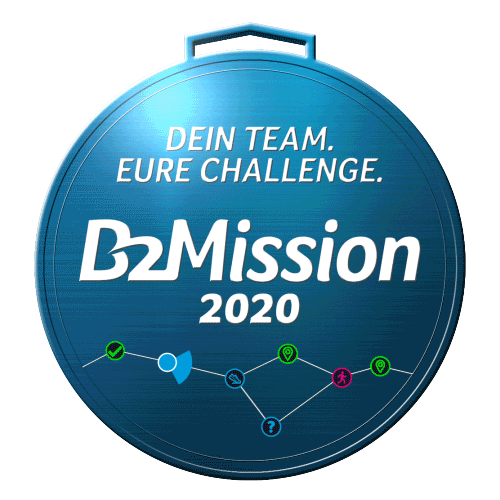 B2Mission 2020 Finisher Medaille